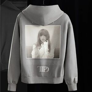 NEW! Taylor Swift TTPD Grey Sweatshirt sz L